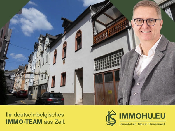Immobilie in Zell (Mosel) - ZELL, MOSEL: Gepflegtes ZFH mit zwei Ferienwohnungen in hochwasserfreien sowie ruhiger Lage  - Bild 0