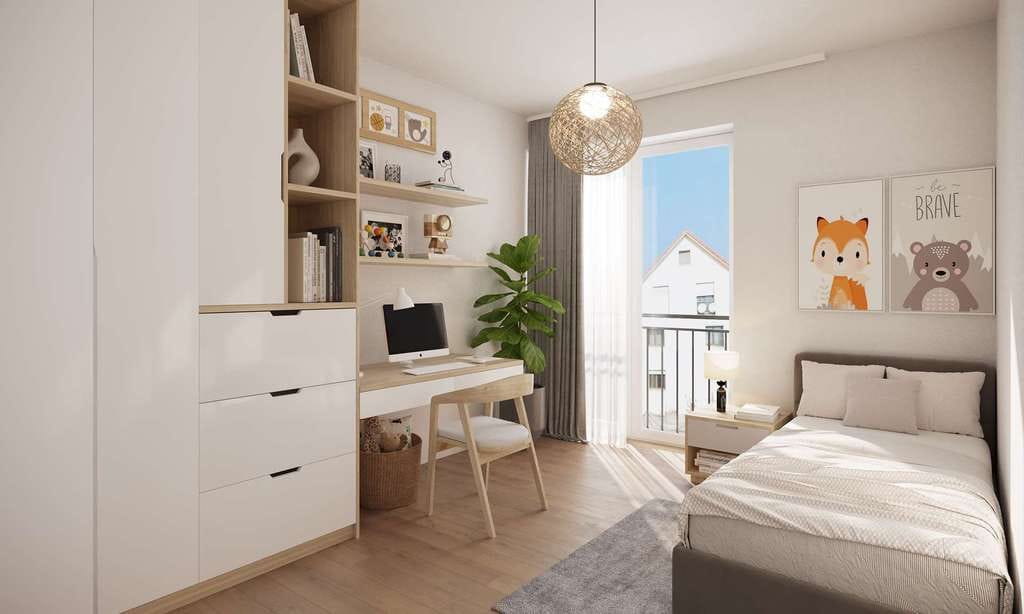Immobilie in Bruckberg - *** Familienfreundliche 4-Zimmer Wohnung - MODERN-ENERGIEEFFIZIENT *** - Bild 2