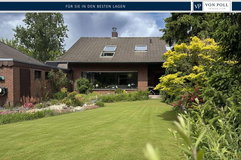 Immobilie in Nordhorn - Einfamilienhaus mit Garage und grünem Garten in Nordhorn Bookholt - Bild 0