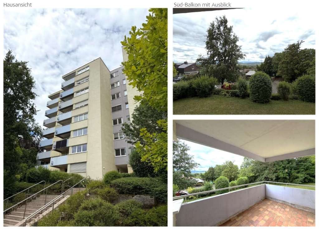 Immobilie in Waiblingen - 2-Zi.-ETW mit Südbalkon und PKW-Abstellplatz - frei - Korber Höhe - Bild 0