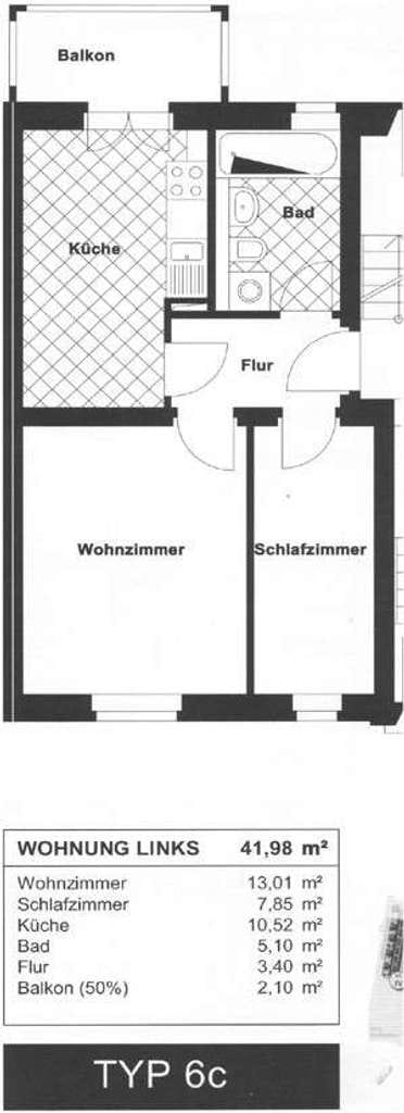 Immobilie in Taucha - ** Taucha ** Erstklassige 2-Raumwohnung  mit Balkon und Stellplatz ** J E T Z T zugreifen ** - Bild 3