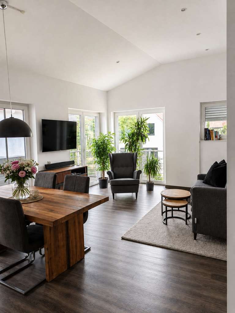 Immobilie in Merklingen - Moderne 3,5-Zimmer-Eigentumswohnung mit Balkon in hochwertiger Doppelhaushälfte - Bild 2