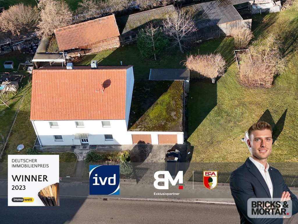 Immobilie in Dinkelscherben - Familienglück mit Raum für Ideen – großzügiges Anwesen in Ried bei Dinkelscherben - Bild 0