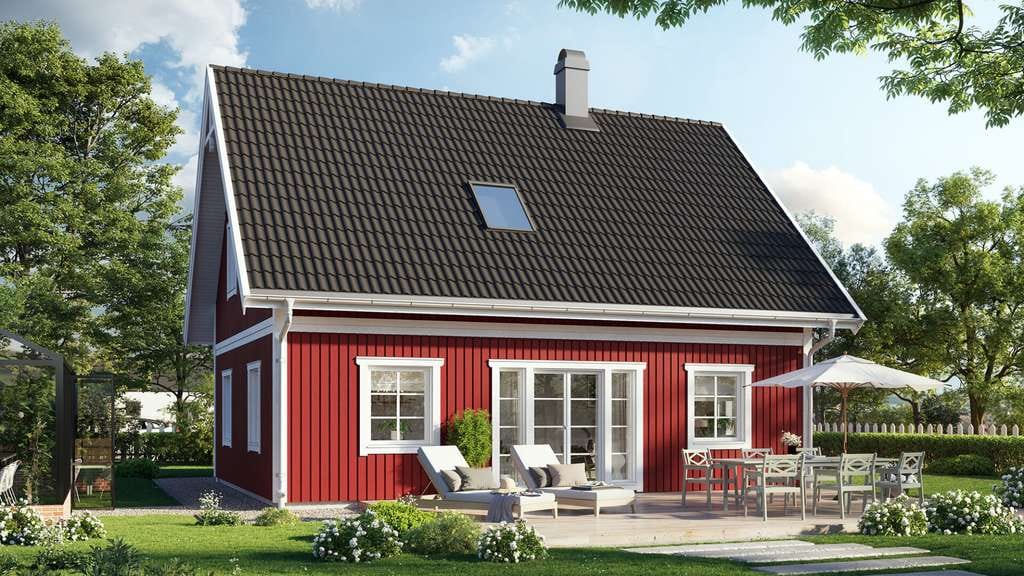 Immobilie in Dinkelscherben - 122 m² SCHWEDENAUSBAUHAUS Nähe Augsburg  ca. 234 m² Grundstück,, 3 Min. fußläufig zum Bahnhof - Bild 1