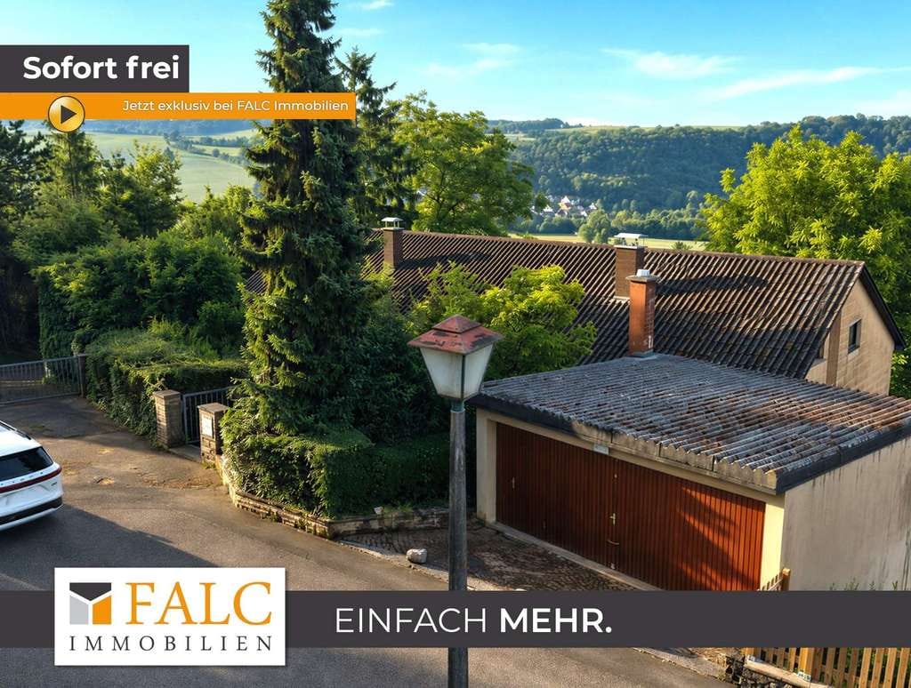 Immobilie in Jagsthausen - Naturparadies mit Weitblick auf die Stadt! Doppelhaus mit über 4.200 m² Grundstück - FALC Immobilien - Bild 0