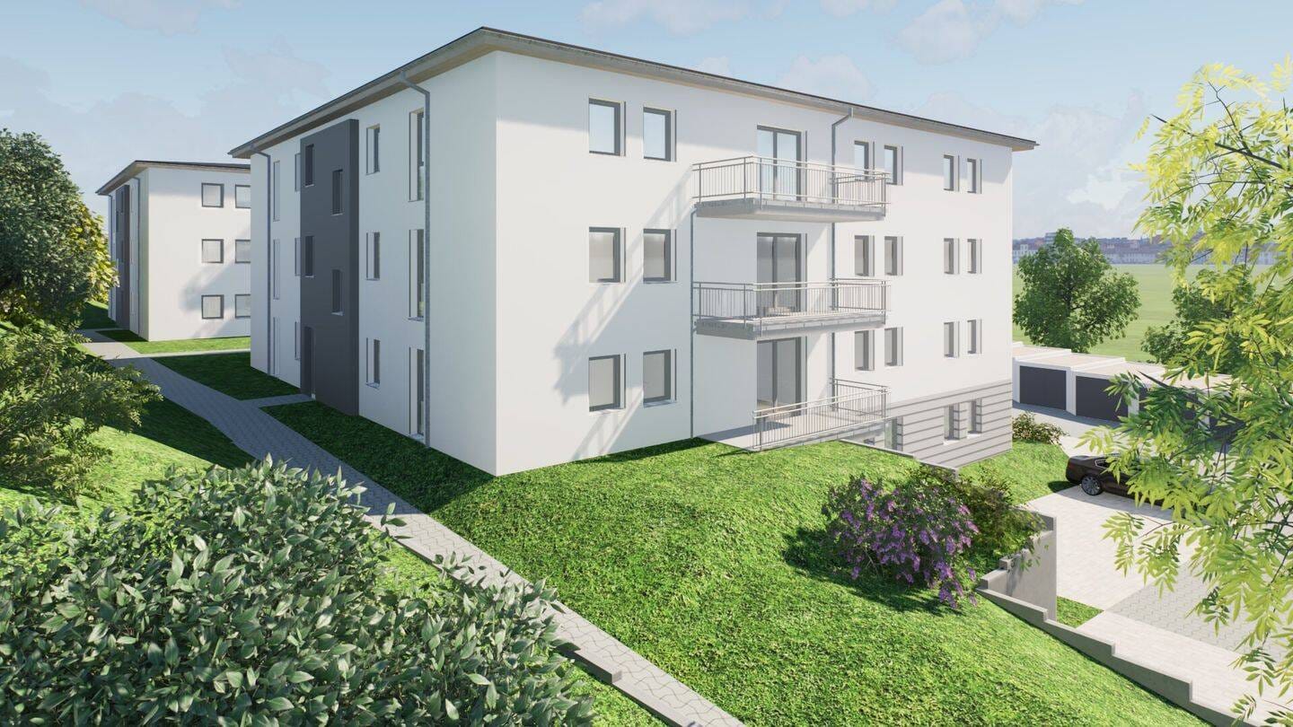 Immobilie in Ebern - Neubauwohnung in Ebern zu verkaufen. Barrierefrei, KfW 40 mit QNG-Zertifikat! - Bild 1