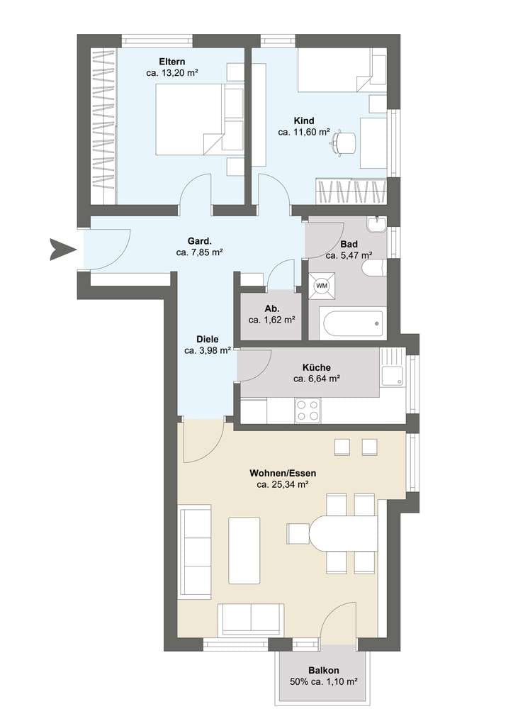 Immobilie in Kleinheubach - Attraktive 3-Zimmer-Eigentumswohnung in ruhiger Lage von Kleinheubach - Bild 4