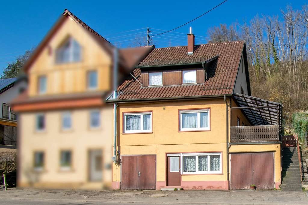 Immobilie in Vaihingen an der Enz - Doppelhaus mit viel Raum zum sofort einziehen und weiterentwickeln. - Bild 0