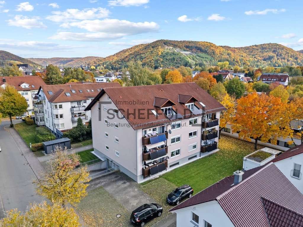 Immobilie in Schelklingen - Mit Sonnenbalkon! 3,5-Zimmer-Eigentumswohnung mit durchdachtem Grundriss - Bild 1