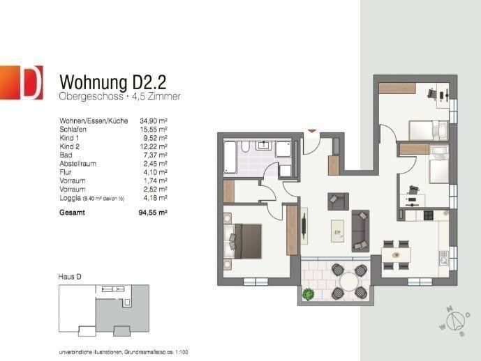 Immobilie in Mühlhausen-Ehingen - Mühlhausen-Ehingen - 4,5-Zimmer-Wohnung - LEBENSWERT | KOMMUNIKATIV | VIELFÄLTIG - Bild 2