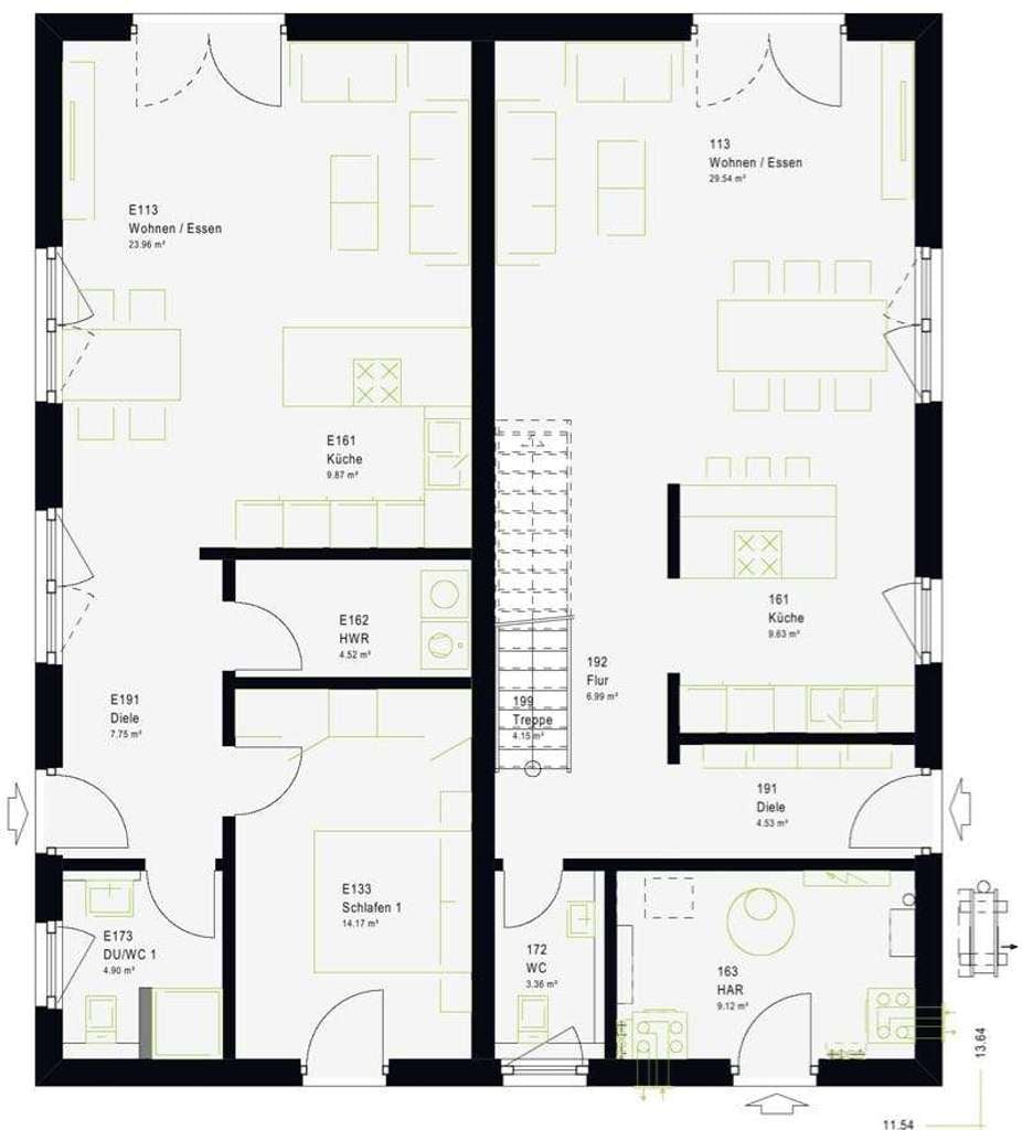 Immobilie in Niefern-Öschelbronn - Großes Einfamilienhaus mit Einliegerwohnung und viel Platz für die große Familie - Bild 3
