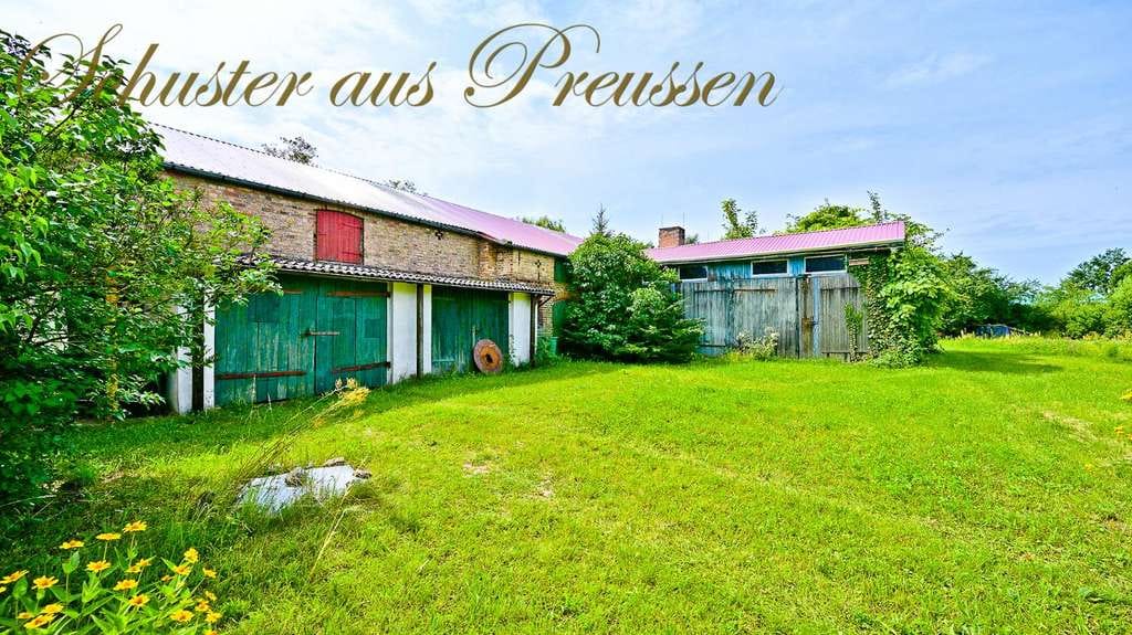 Immobilie in Lindow (Mark) - Schuster aus Preussen - Landhaus auf 6.230 m² - 600 m² Halle, 300 m² Freifläche überdacht, 22 ha ... - Bild 3