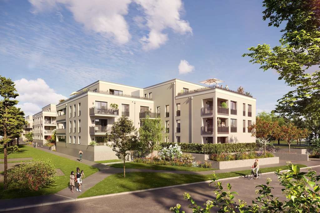 Immobilie in Oberschleißheim - Zinsgünstiges KfW-Darlehen möglich! - Exklusive 2-Zimmer-Wohnung mit Ostbalkon - Bild 1