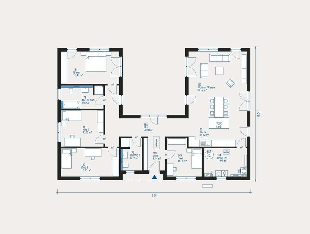 Immobilie in Rheinmünster - Lifetime 8 Bungalow - Modernes Wohnen mit Komfort und Flexibilität - Bild 1