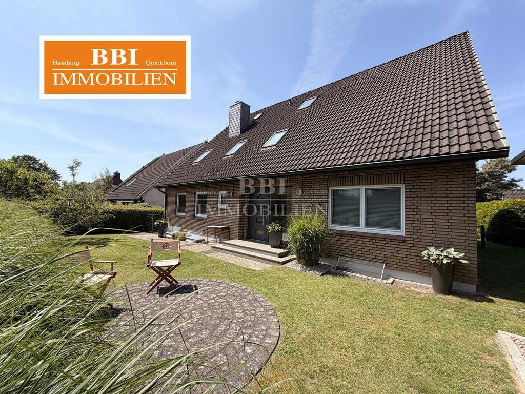 Immobilie in Henstedt-Ulzburg - Einfamilienhaus mit Einliegerwohnung auf sonnigem Grundstück - Bild 0