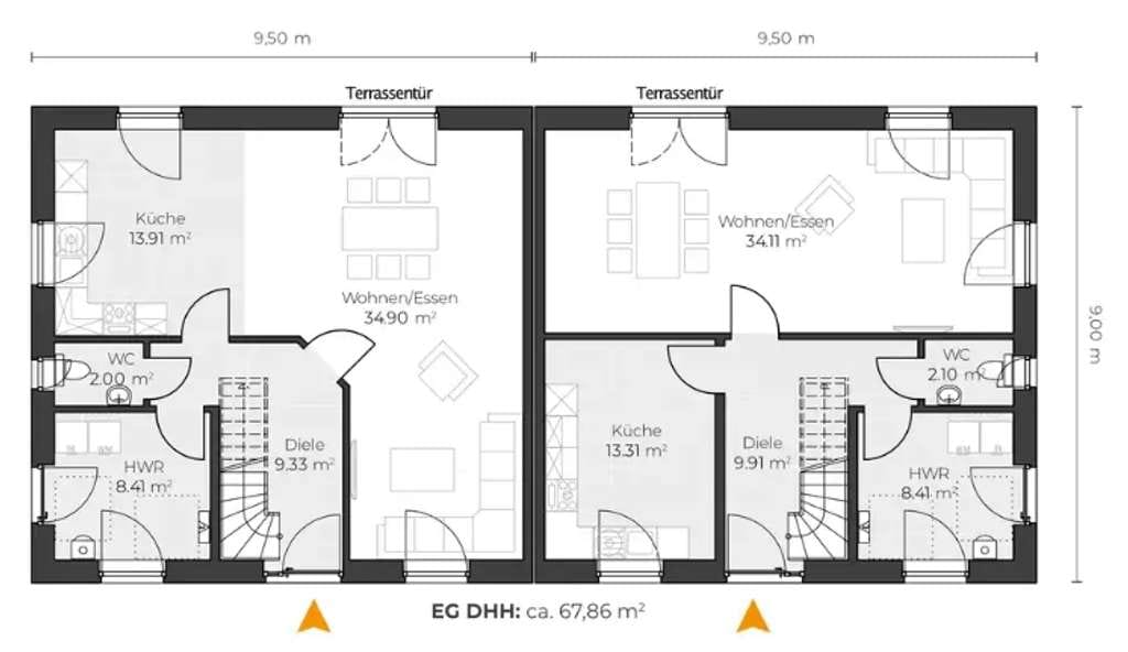Immobilie in Schwaan - Ihr Traumhaus wartet auf Sie - Virtus baut es massiv und modern. - Bild 1