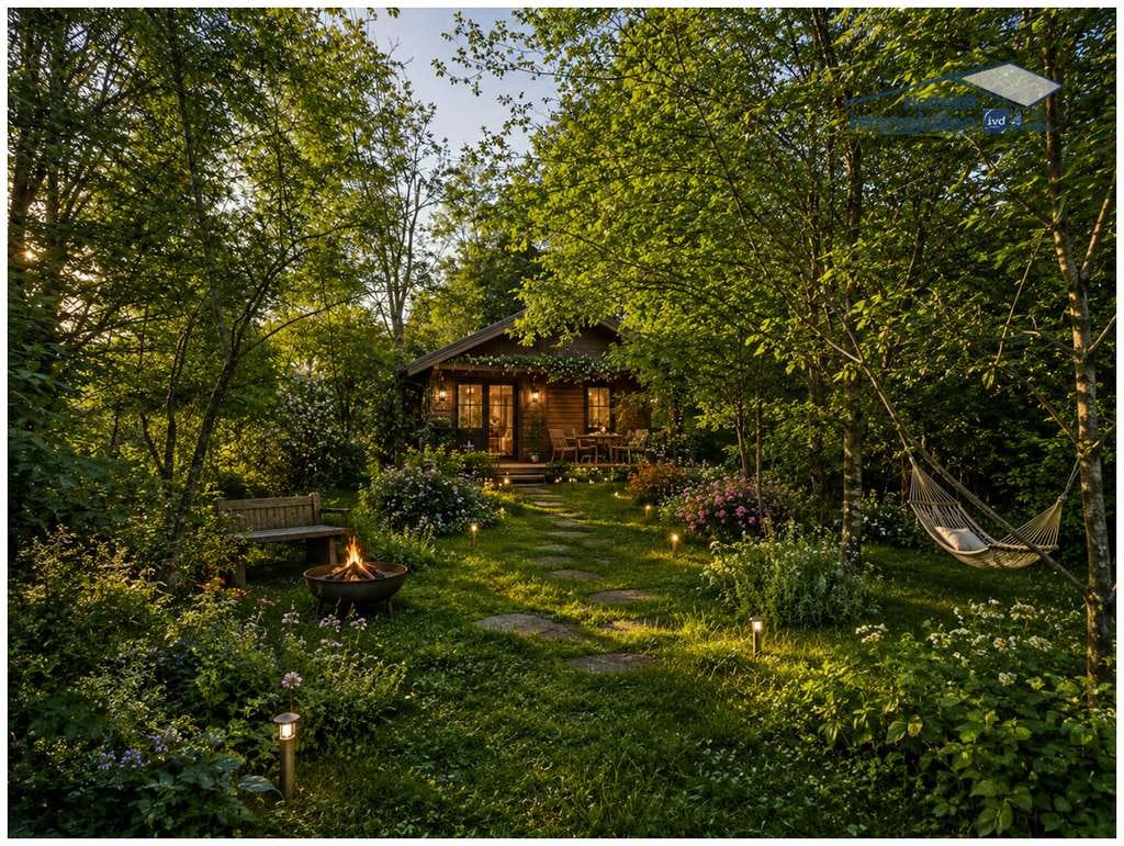 Immobilie in Fuchstal - Idyllisches Freizeitgrundstück mit projektiertem Haus in Lechnähe mit 50 m2 - Wochenendhaus - Bild 0