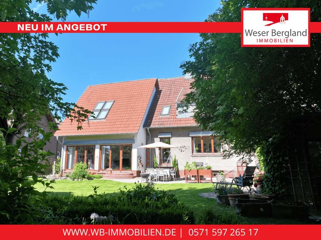 Immobilie in Hille - Großzügiges Wohnhaus mit Charme in idyllischer Lage - Bild 0