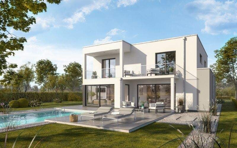 Immobilie in Blankenhain - Lichtdurchflutete Villa im Bauhausstil direkt am Waldrand mit grandiosem Fernblick - Bild 0