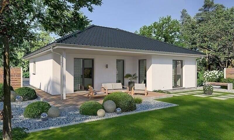 Immobilie in Dreschvitz - Wohntraum auf einer Ebene - Ihr Winkelbungalow mit überdachter Terrasse - Bild 0