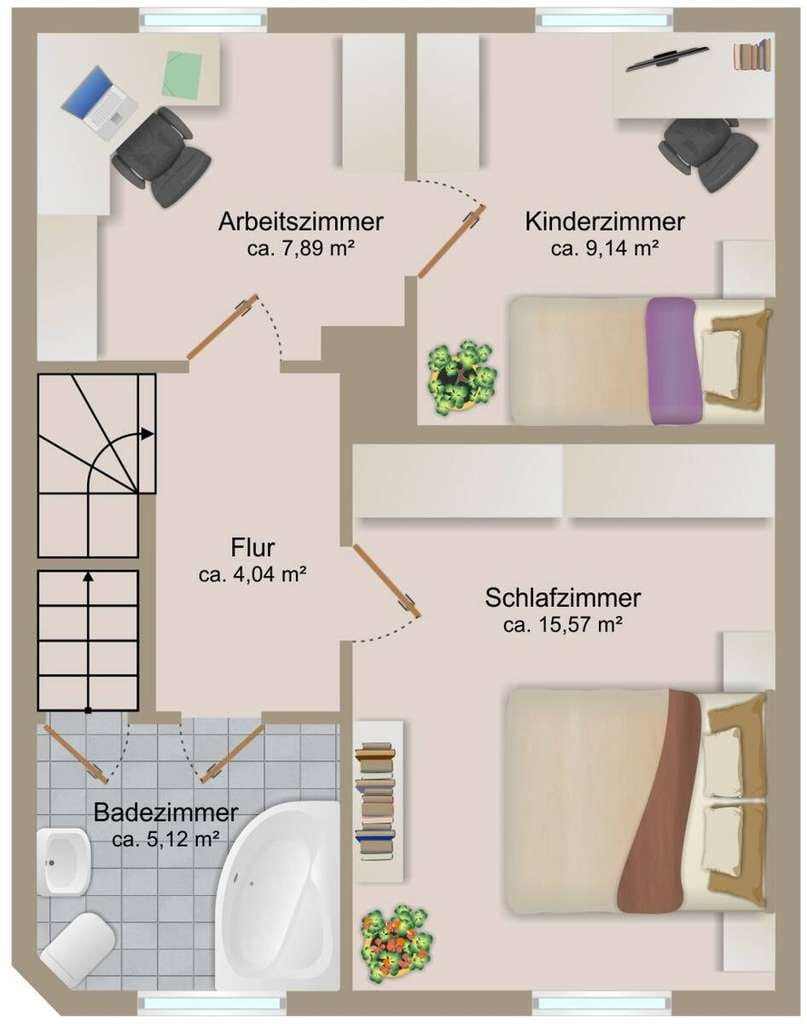 Immobilie in Bitterfeld-Wolfen - Attraktive Gelegenheit in Wolfen: Reihenmittelhaus mit gepflegtem Garten, Terrasse & Ausbaureserve - Bild 2