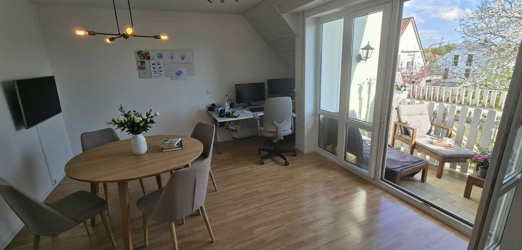 Immobilie in Hebertshausen - Clevere Investition oder modernes Eigenheim: Hochwertige 2 Zimmerwohnung + Galerie + EBK  - Bild 0