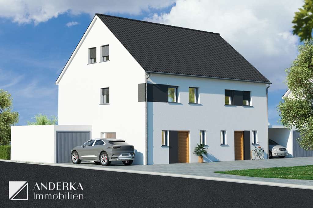 Immobilie in Haunsheim - Das perfekte Zuhause - Neubau-Doppelhaushälfte mit KFW-55-Standard in Haunsheim! - Bild 1