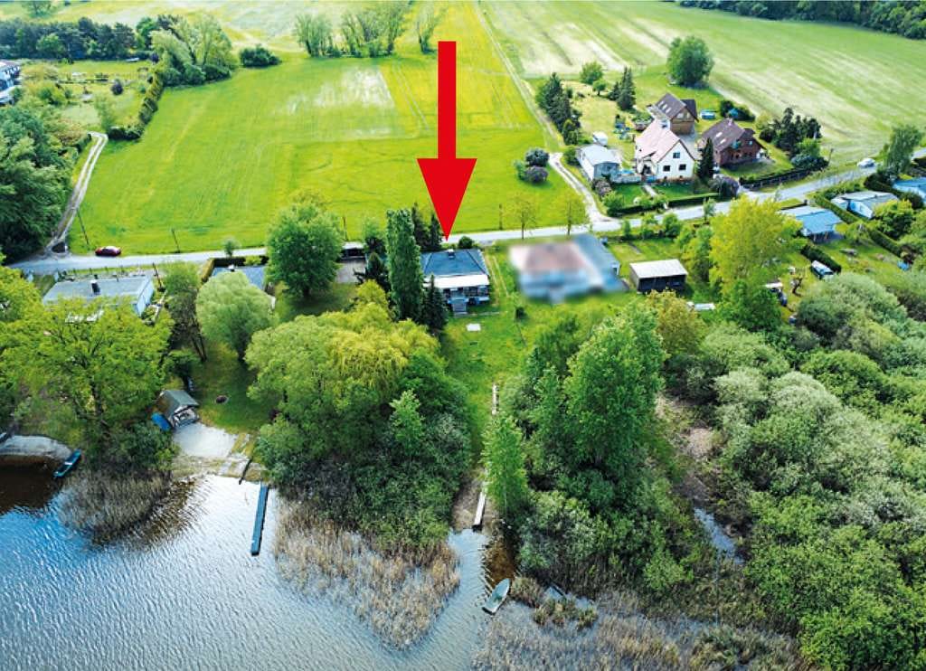 Immobilie in Roskow - Attraktives Freizeit- und Erholungsgrundstück am Beetzsee, bebaut mit einem Ferienhaus - Bild 2