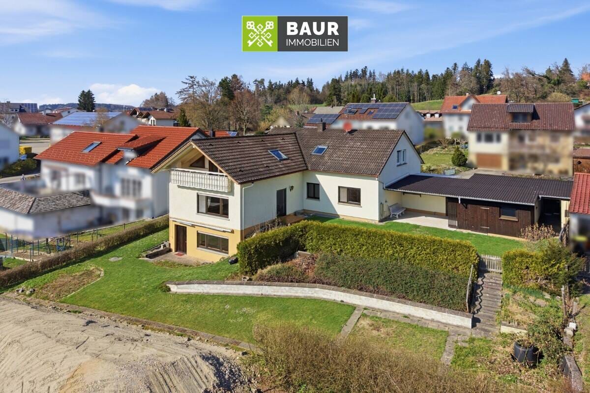 Immobilie in Bodnegg - 360° I Viel Platz und ein Grundstück zum Verlieben - dieses Haus in Bodnegg kann mehr - Bild 0