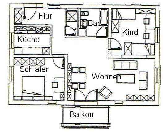 Immobilie in Elgersburg - ETW 3-Raum in Geratal OT Geraberg - Bild 1