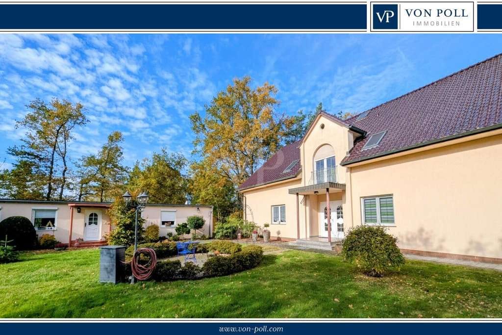 Immobilie in Cottbus - Chóśebuz - Einmaliges Immobilienensemble - Zweifamilienhaus und moderner Bungalow in traumhafter Naturlage - Bild 0
