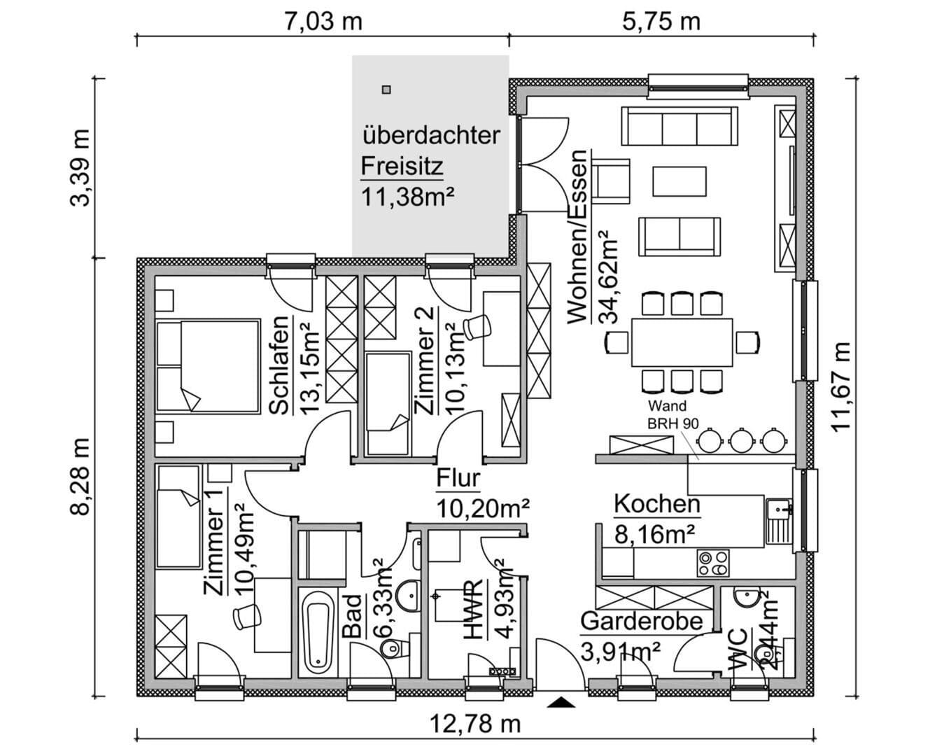 Immobilie in Balge - ERST BAUEN - DANN ZAHLEN - Aktionsbungalow - Bild 1