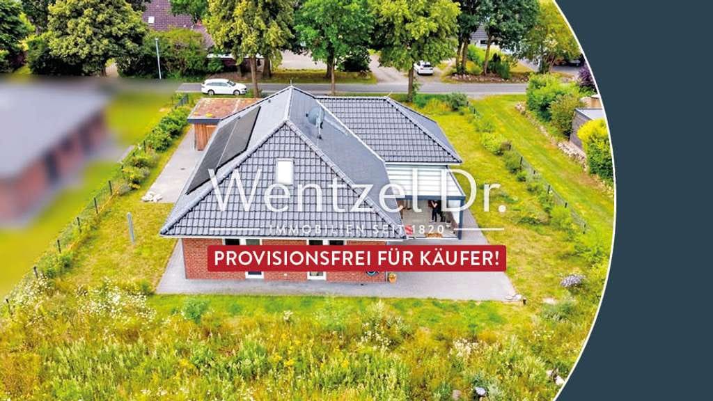 Immobilie in Heinbockel - Warum neu bauen? Neuwertiger Bungalow mit Ausbaureserve zum Kauf in Heinbockel - Wentzel Dr. - Bild 0