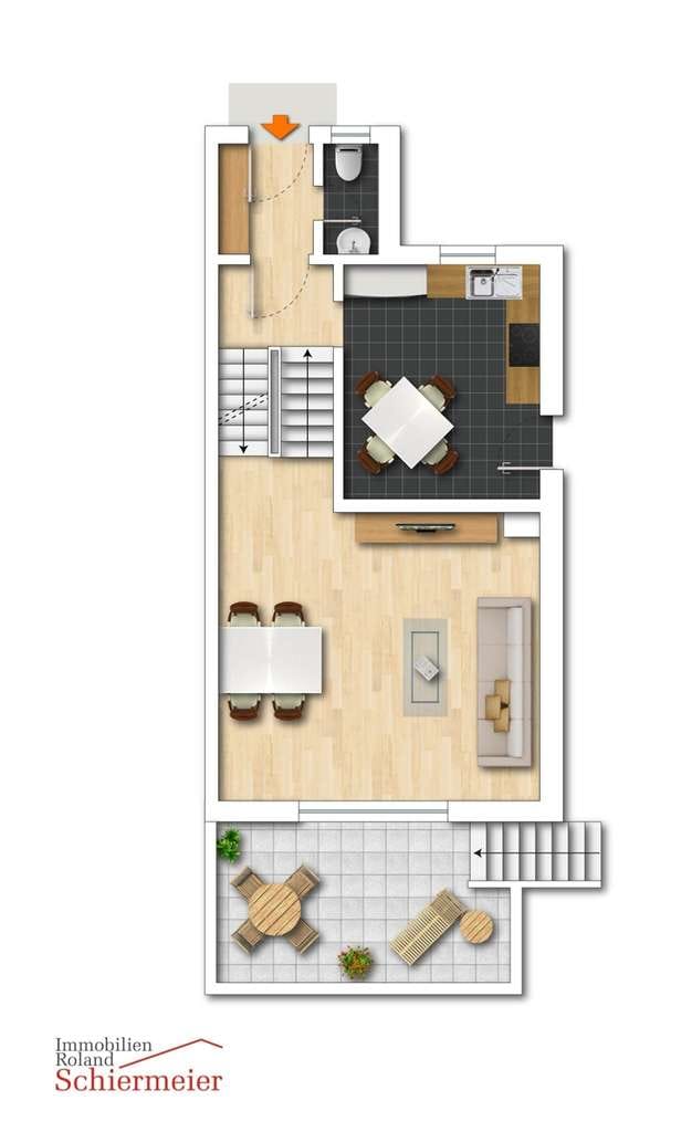Immobilie in Peiting - Reiheneckhaus: 200 m² Raumwunder in Split Level Bauweise - Bild 2