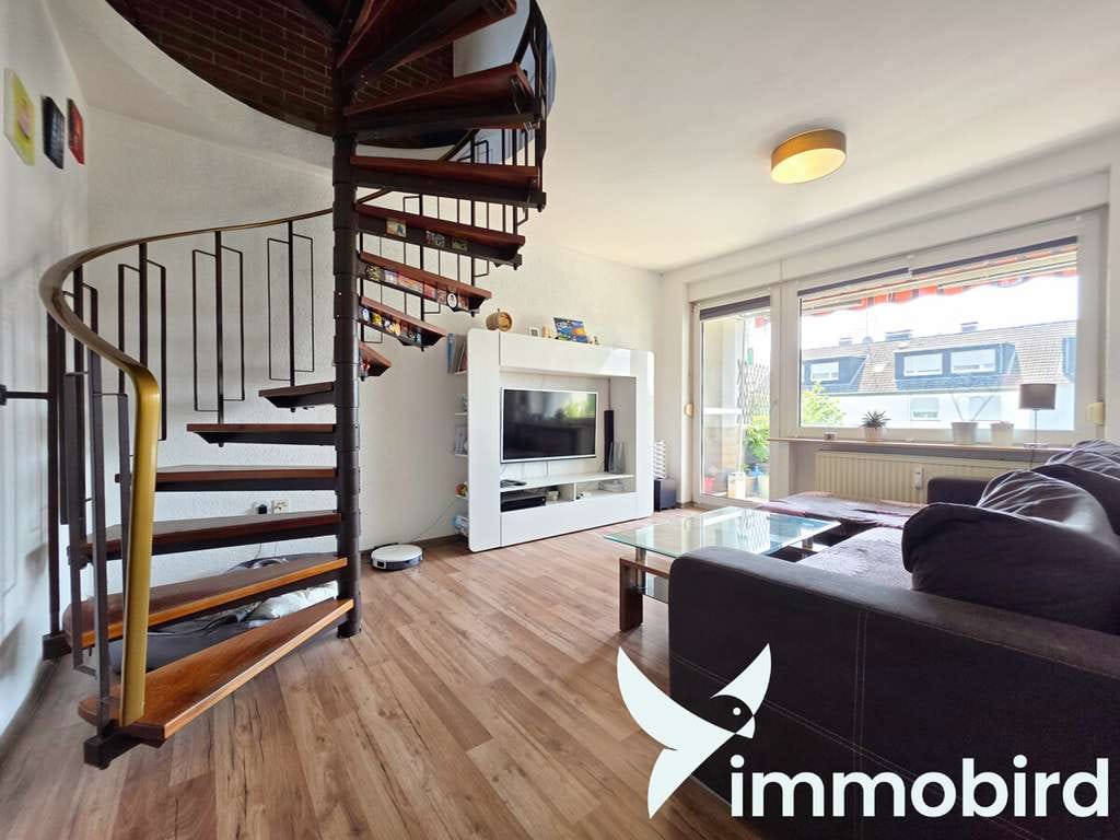 Immobilie in Neukirchen-Vluyn - Großzügiges Wohnen in ruhiger Lage – Maisonette mit Balkon, zusätzlichem Dachgeschoss und Garage - Bild 1