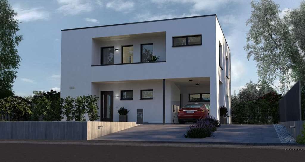 Immobilie in Linkenbach - BAUHAUS-STIL TRIFFT MODERNE - Malervorbereitet inkl. Grundstück - Bild 1