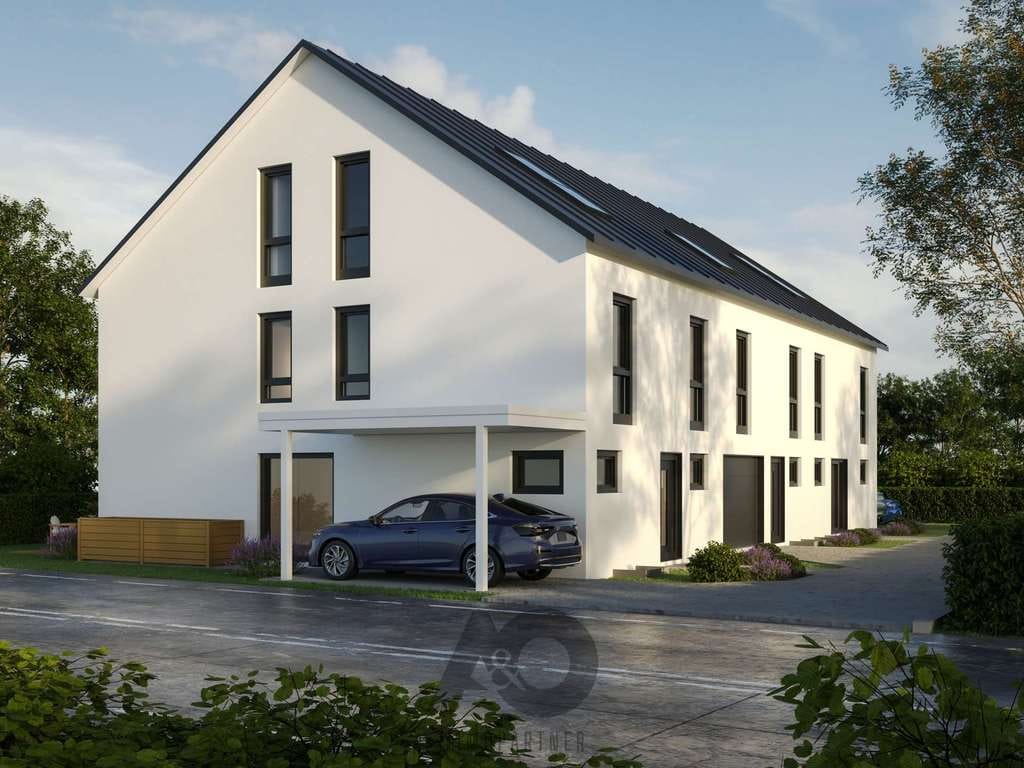 Immobilie in Nufringen - Modernes Wohnen am Feldrand – Hochwertiges Neubau-Reihenendhaus in Nufringen - Bild 1