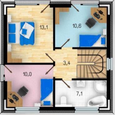 Immobilie in Bissingen - Eine elegante Stadthausvilla massiv mit 5 Zimmer ab Oberkante Bodenplatte - Bild 2