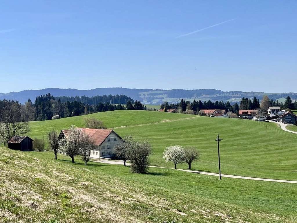 Immobilie in Oberreute - Helle Dachgeschosswohnung in ruhiger zentraler Lage mit Fern- und Bergblick Richtung Säntis Massiv - Bild 1