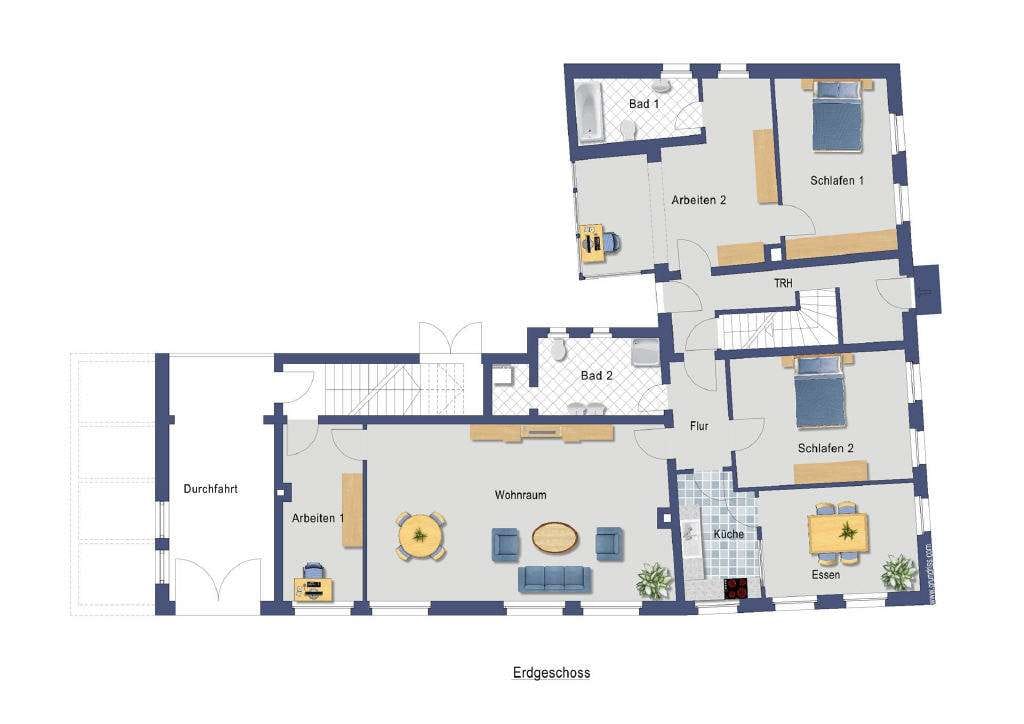 Immobilie in Griesheim - Mehrgenerationenhaus in Griesheim
-komplett frei- - Bild 2