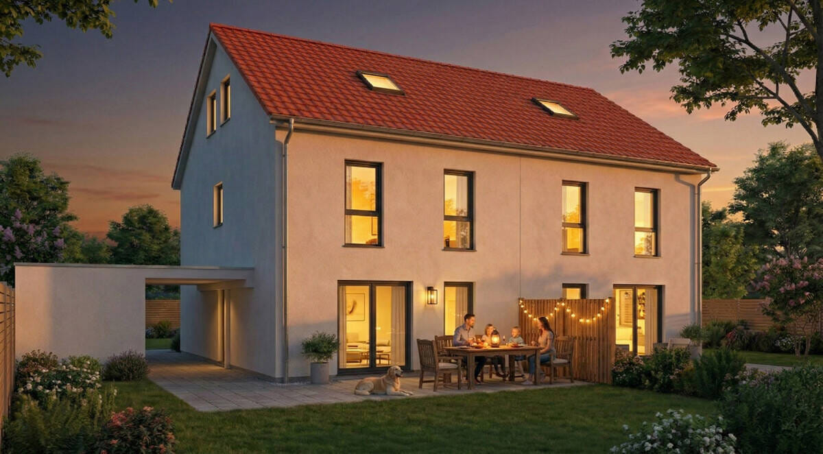 Immobilie in Winkelhaid - Neubau Doppelhaushälfte(Effizienzhaus40) mit vielen Gestaltungsmöglichkeiten in Winkelhaid - Lage am Waldrand - Bild 0