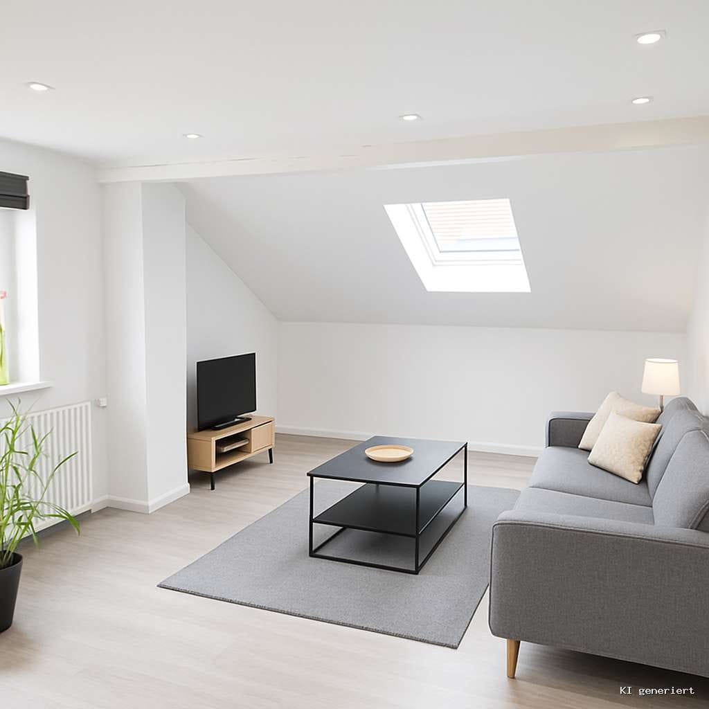 Immobilie in Regenstauf - Bezugsfreie 3-Zimmer-Dachgeschosswohnung mit Gartenanteil in 4-Familienhaus - Bild 1