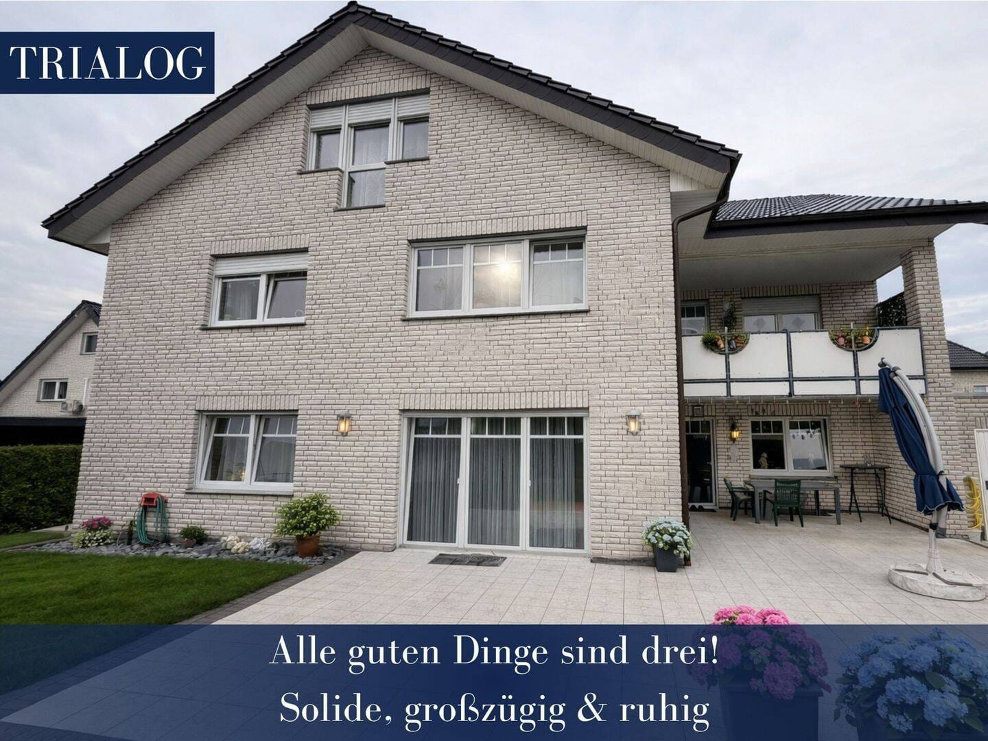 Immobilie in Harsewinkel - Alle guten Dinge sind drei! Solide, großzügig & ruhig - Bild 0