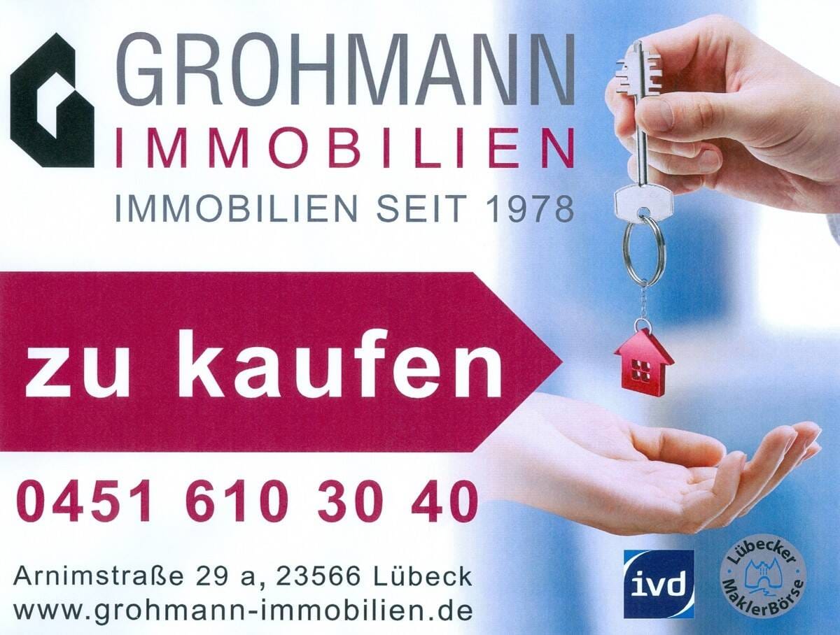 Immobilie in Lübeck - Einfamilienhaus auf Eigenland in 23562 Lübeck-St. Jürgen (Siedlung Gärtnergasse) - Bild 1