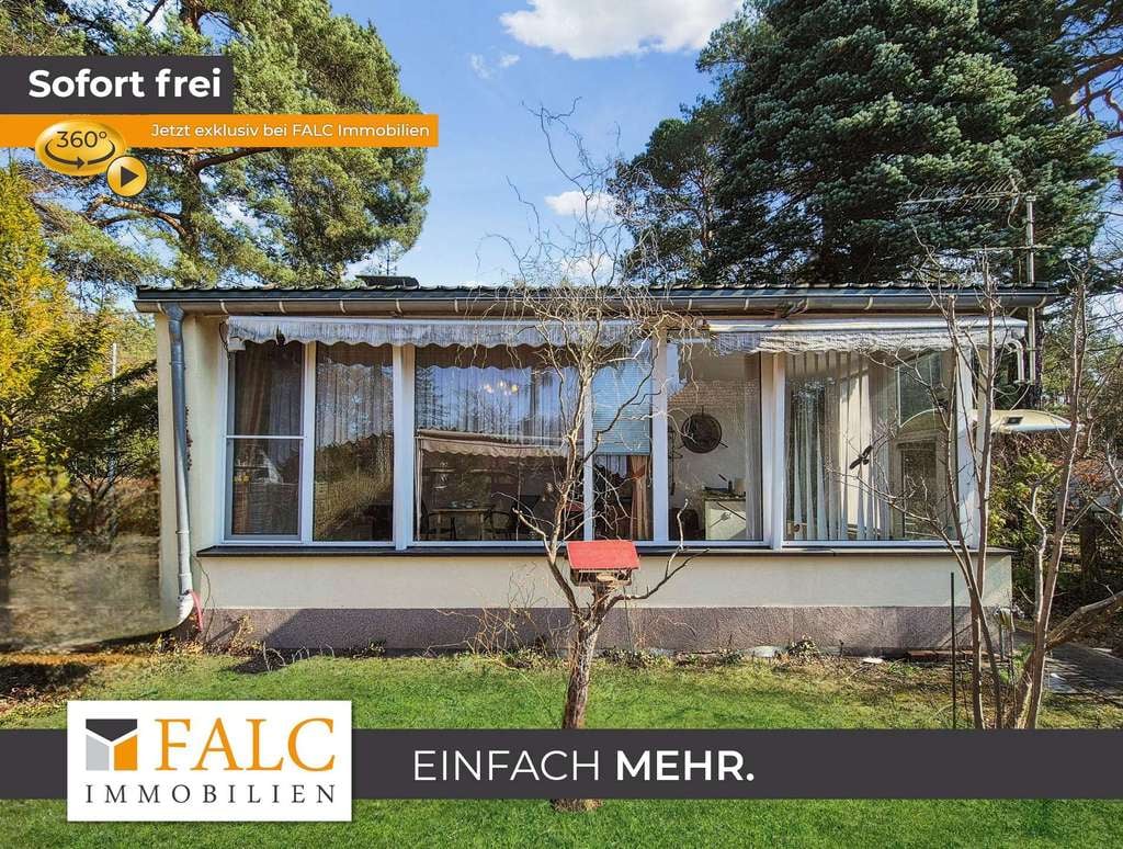Immobilie in Eichwalde - Einfamilienhaus mit Garten an Berliner Stadtgrenze - FALC Immobilien - Bild 0