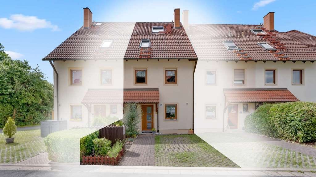 Immobilie in Bindlach - Energieeffizientes Raumwunder! Modernisiertes Reihenhaus mit Gemeinschaftsgarten in familiärer Lage - Bild 1