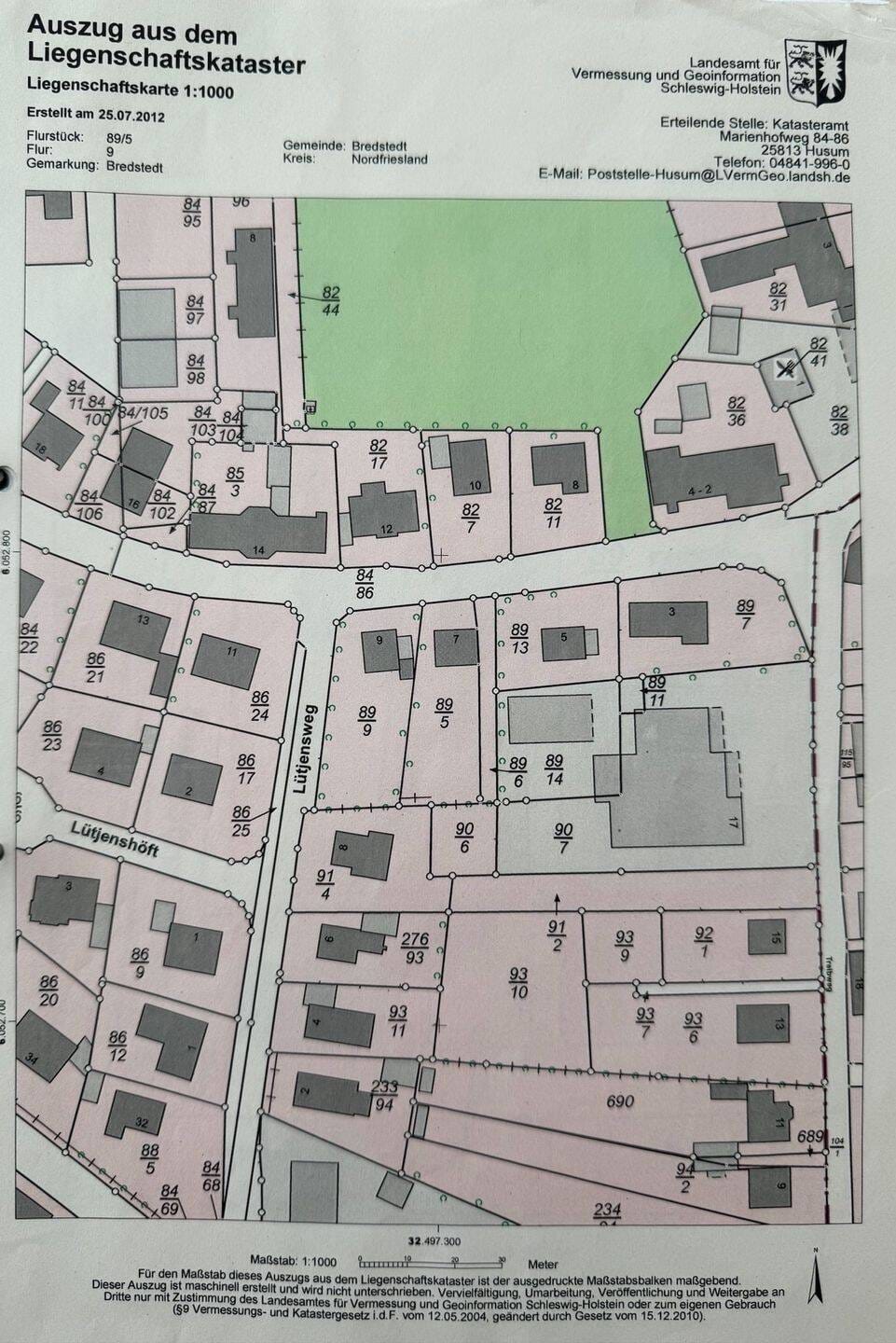 Immobilie in Bredstedt - Einfamilienhaus in Bredstedt mit großem Grundstück  - Bild 1