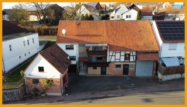 Immobilie in Grebenau - IHR FAMILIENHEIM MIT UNTERSTELLMÖGLICHKEITEN!  KEINE KÄUFERPROVISON! - Bild 0