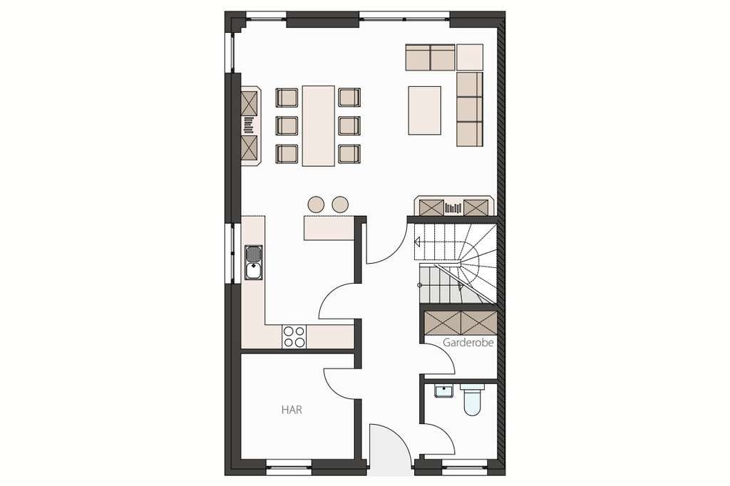 Immobilie in Rastenberg - Moderne Doppelhausvilla inkl. Grundstück in guter Wohnlage - Bild 1
