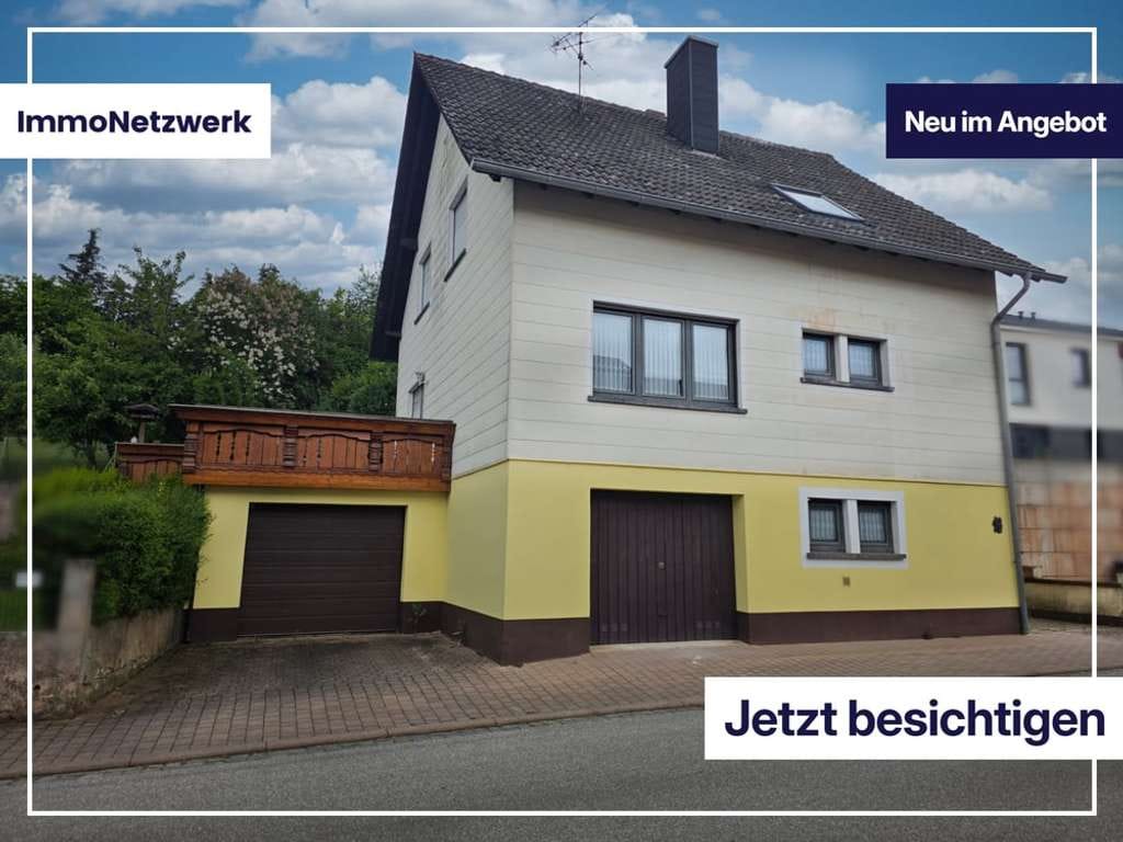 Immobilie in Dunzweiler - 1‑Familienhaus mit Ausbaupotenzial: Garten, Südterrasse, 2 Garagen & optionale 2. Wohneinheit - Bild 0